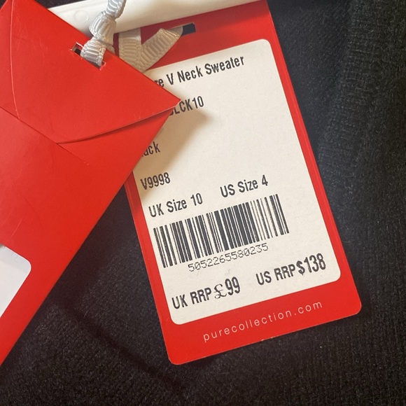 PURE long sleeve 100% cashmere sweater - Picture 5 of 5